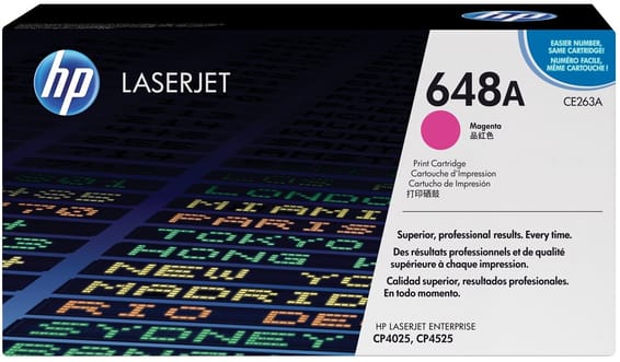 HP 648A Magenta (CE263A) - Toner HP LaserJet d'origine