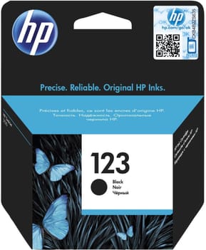 HP 123 Noir - Cartouche d'encre HP d'origine (F6V17AE)