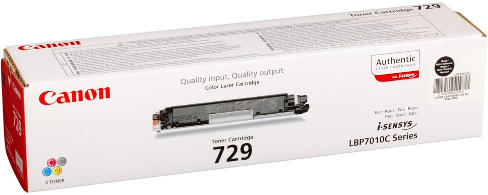 Canon 729 Noir - Toner Canon d'origine (4370B002AA)