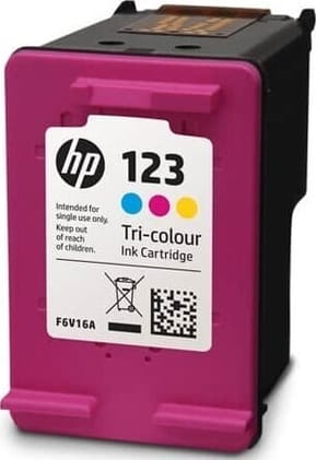 HP 123 trois couleurs - Cartouche d'encre HP d'origine (F6V16AE) — image 2