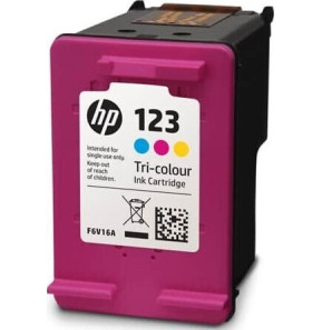 Cartouche d'encre noire authentique HP 123 (F6V16AE)