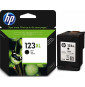Cartouche d'encre noire grande capacité HP 123XL (F6V19AE)