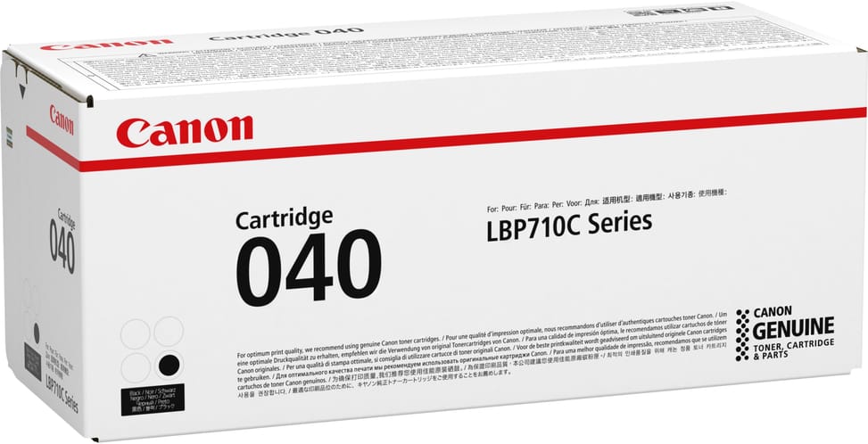 Canon 040 Noir - Toner Canon d'origine (0460C001AA)