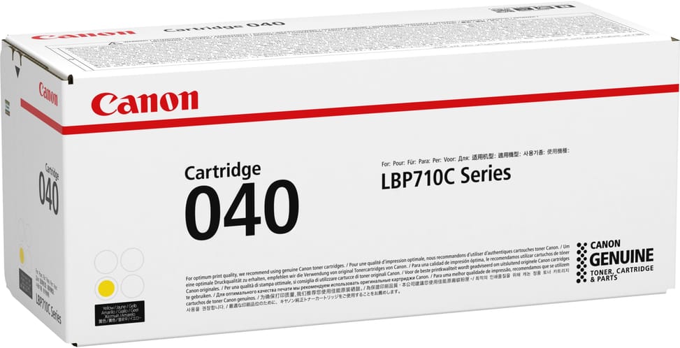 Canon 040 Jaune - Toner Canon d'origine (0454C001AA)