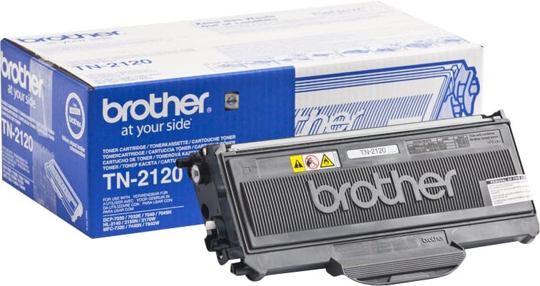 Toner Noir Brother haute capacité TN-2120 pour HL-2140/215 (TN2120)