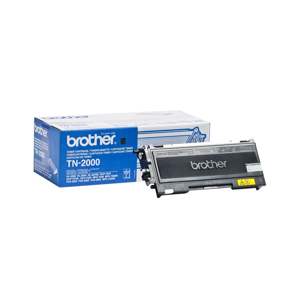Brother TN-2000 Noir - Toner Brother d'origine (TN2000) Brother TN-2000 Noir - Toner Brother d'origine (TN2000)