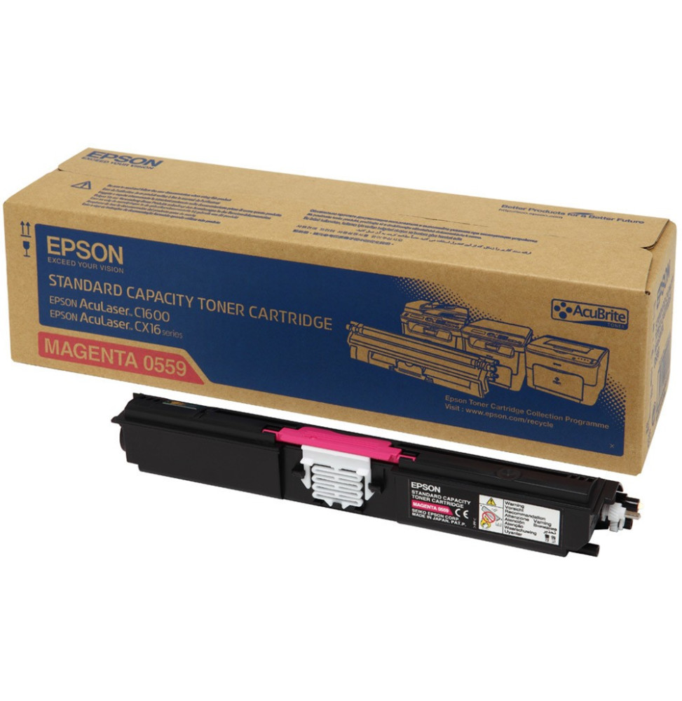 Toner Epson Magenta Capacité Standard (1 600 pages) (C13S050559)