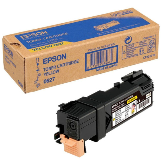 Epson 0627 Jaune - Toner Epson d'origine (C13S050627)