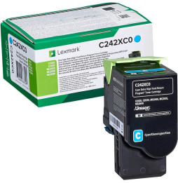 Lexmark Cyan (C245XC0) - Toner Lexmark programme de retour - 3500