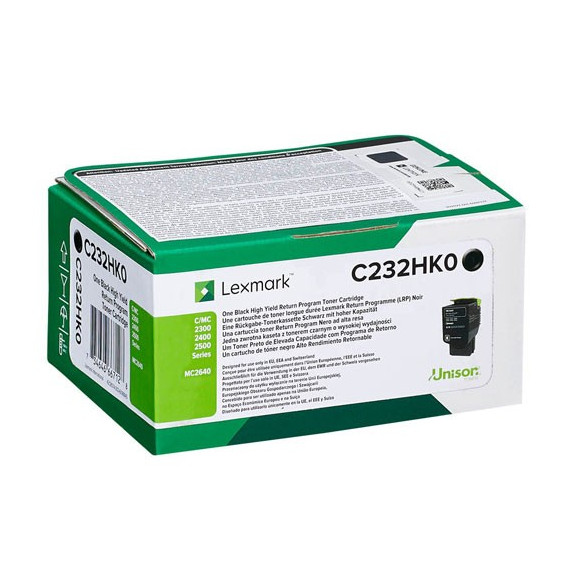 Lexmark Noir (C235HK0) - Toner Lexmark programme de retour - 3000