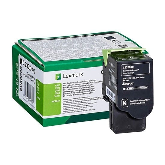 Lexmark Noir (C2350K0) - Toner Lexmark programme de retour - 1000