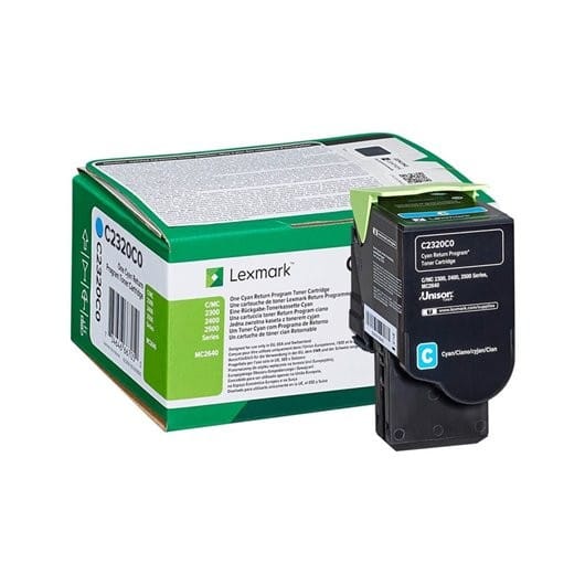 Lexmark Cyan (C2350C0) - Toner Lexmark programme de retour - 1000