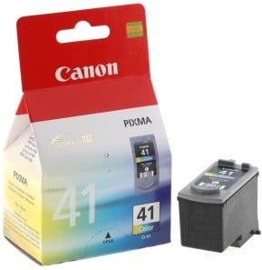Cartouche d'encre d'origine Canon CL-41 Tri-Color Inkjet