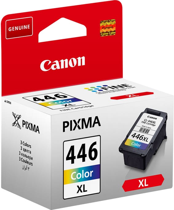 Canon CL-446XL Couleurs - Cartouche d'encre grande capacité Canon d'origine (8284B001AA)