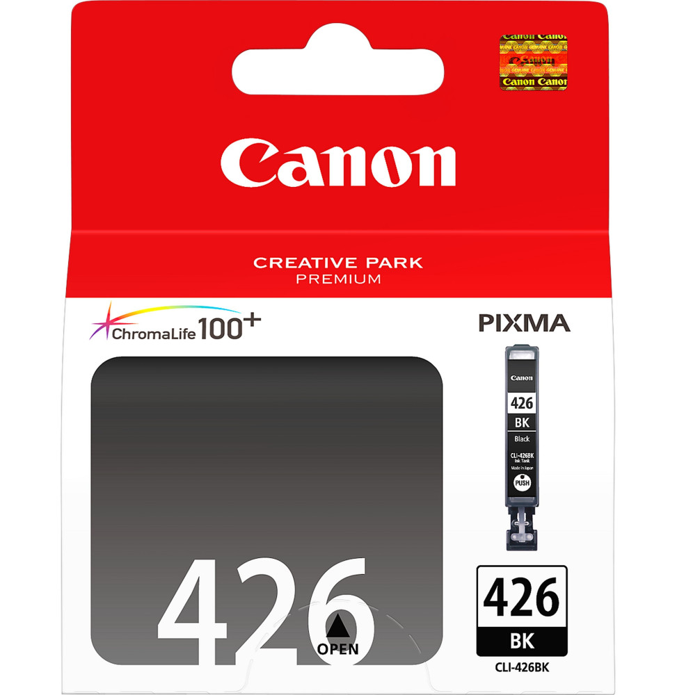 Cartouche d'encre d'origine Canon CLI-426Bk Noir
