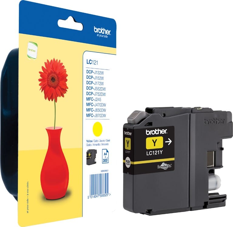 Brother Cartouche d encre jaune pour DCP-J132W / DCP-J172W