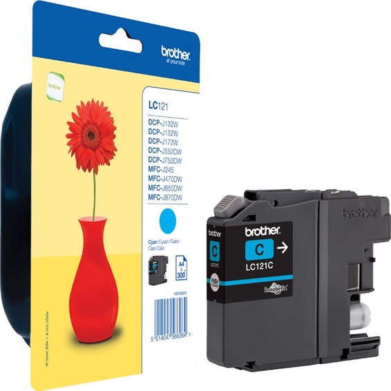 Brother Cartouche d'encre cyan pour DCP-J132W / DCP-J172W