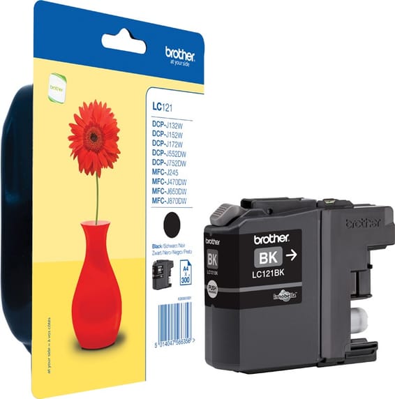 Brother Cartouche d encre noire pour DCP-J132W / DCP-J172W