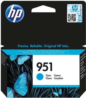 HP 951 Cyan - Cartouche d'encre HP d'origine (CN050AE)