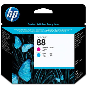 Tête d’impression magenta et cyan HP 88 Officejet (C9382A)