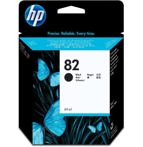Cartouche d'encre noire HP 82 69 ml (CH565A)