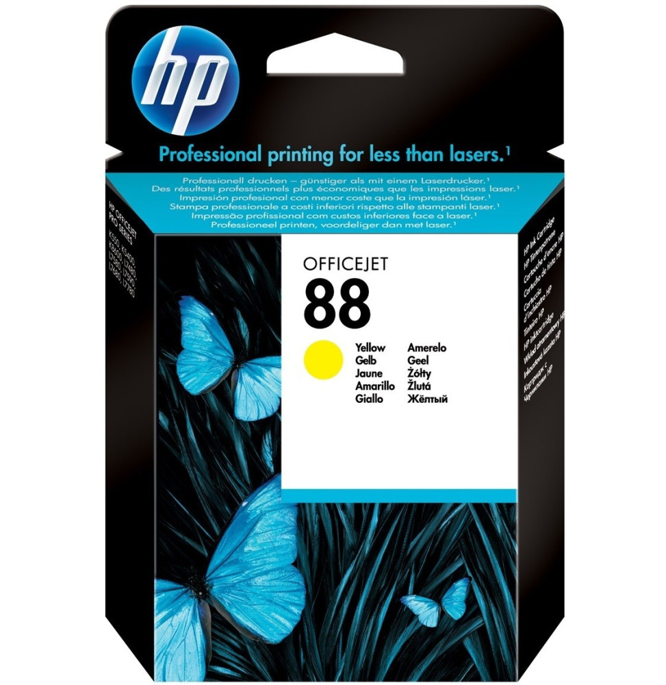 Cartouche d'encre Officejet jaune HP 88 (C9388AE)