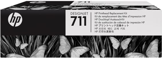 Kit de remplacement pour tête d'impression HP 711 Designjet (C1Q10A)