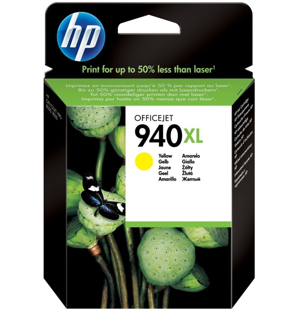 Cartouche d'encre jaune HP 940XL Officejet (C4909AE)