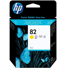 Cartouche d'encre jaune HP 82 28 ml (CH568A)