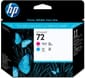 Têtes d'impression magenta et cyan HP 72 (C9383A)