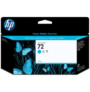 Cartouche d'encre cyan HP 72 130-ml (C9371A)