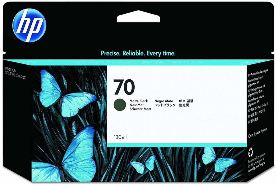 HP 70 Matte Black - Original HP Ink Cartridge (C9448A) — image 1