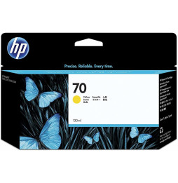 Cartouche d'encre jaune HP 70 130-ml (C9454A)