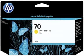 HP 70 Jaune - Cartouche d'encre HP d'origine (C9454A)