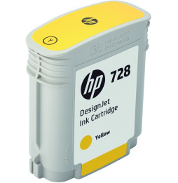 Cartouche d'encre HP 728 DesignJet Ink Cartridge Jaune 40ml (F9J61A)