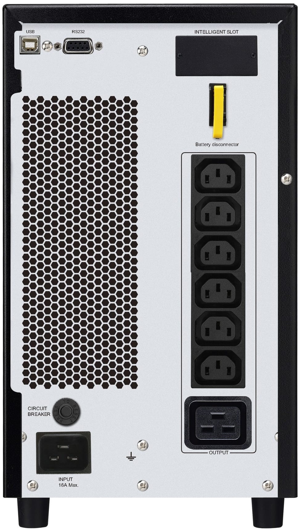 APC Easy UPS SRV SRV3KI Online UPS - 2400 W / 3000 VA - 6 C13 outlets + 1 C19 outlet — image 4