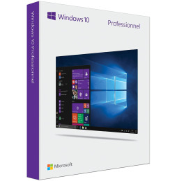 Microsoft Windows 10 Pro 64 bits (français) DSP OEI - Licence OEM (DVD)