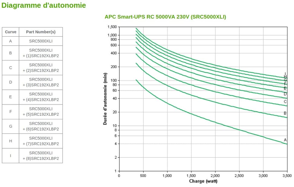 Onduleur On-line APC RC 5000 VA Smart-UPS (SRC5000XLI)