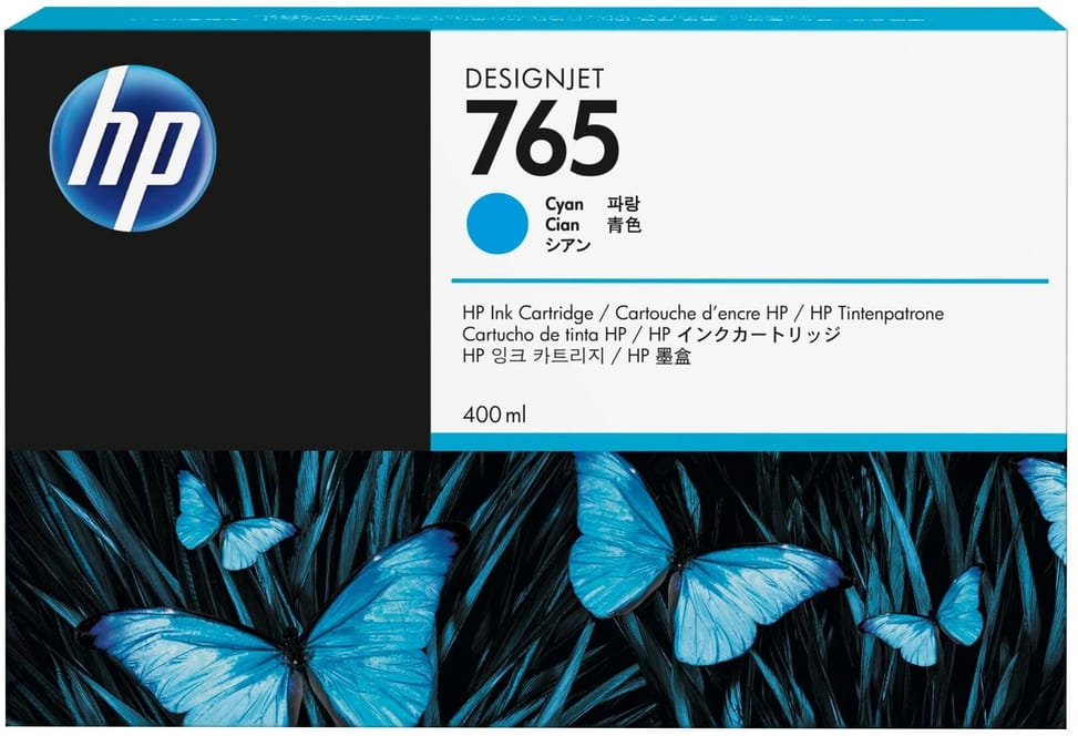 HP 765 Cyan - Original HP Ink Cartridge (F9J52A) — image 1