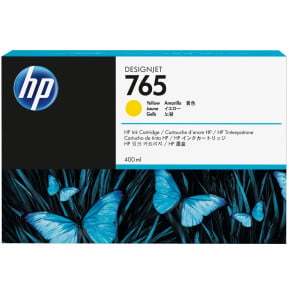 HP 765 Jaune - Cartouche d'encre HP d'origine...