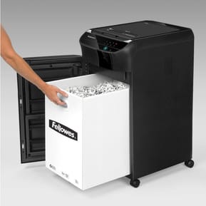 Destructeur Fellowes AutoMax™ 350C — Sécurité P-4 · 68 L · chargeur auto 350 feuilles — image 4