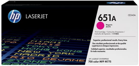 HP 651A Magenta (CE343A) - Toner HP LaserJet d'origine