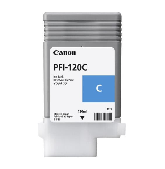 Canon PFI-120 Cyan - Cartouche d'encre Canon d'origine (2886C001AA)