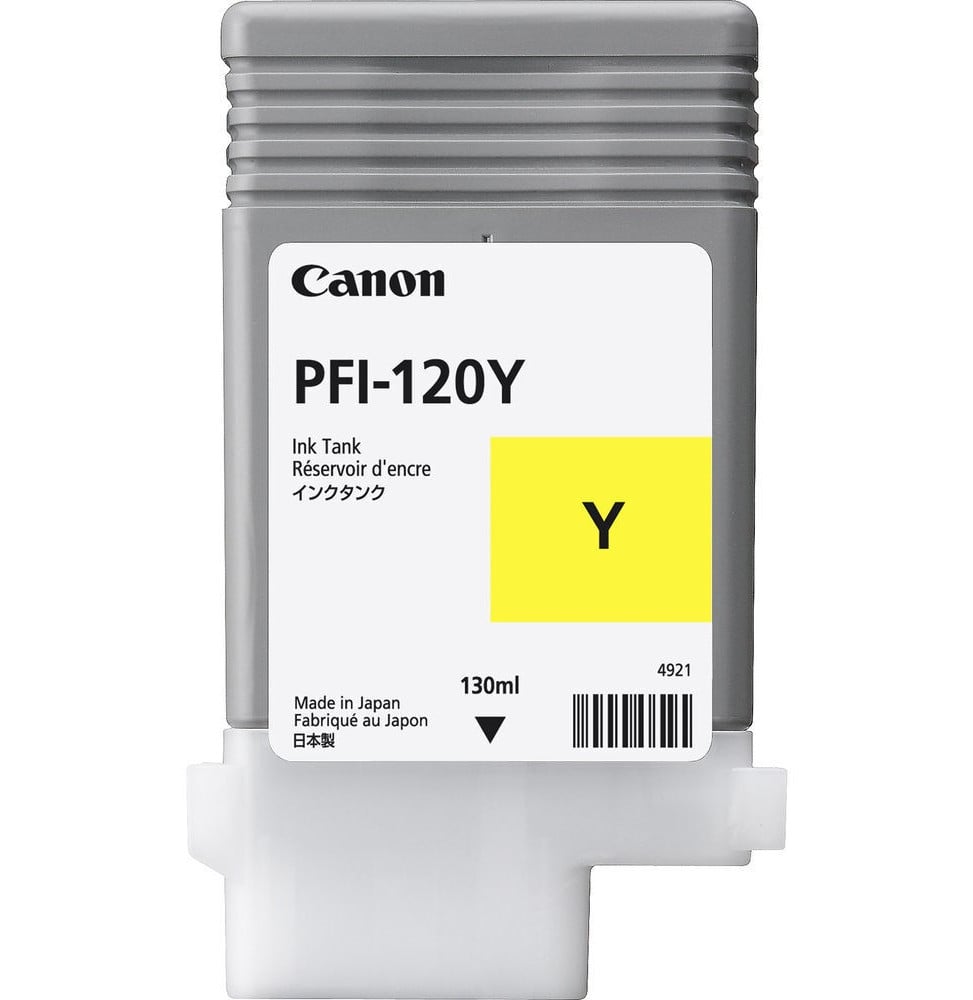 Canon PFI-120 Jaune - Cartouche d'encre Canon d'origine (2888C001AA) Canon PFI-120 Jaune - Cartouche d'encre Canon d'origine (2888C001AA)