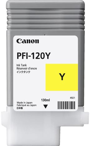 Canon PFI-120 Jaune - Cartouche d'encre Canon d'origine (2888C001AA)