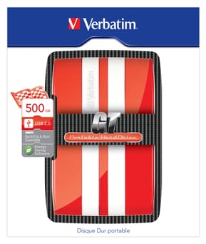 Disque dur portable Verbatim version GT 500 GB