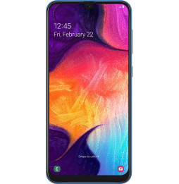 Smartphone Samsung Galaxy A50 (2019, Double Sim) bleu