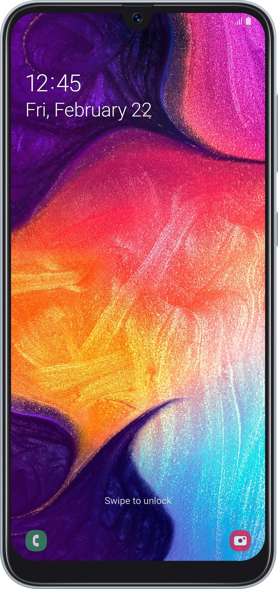 Smartphone Samsung Galaxy A50 (2019, Double Sim) blanc
