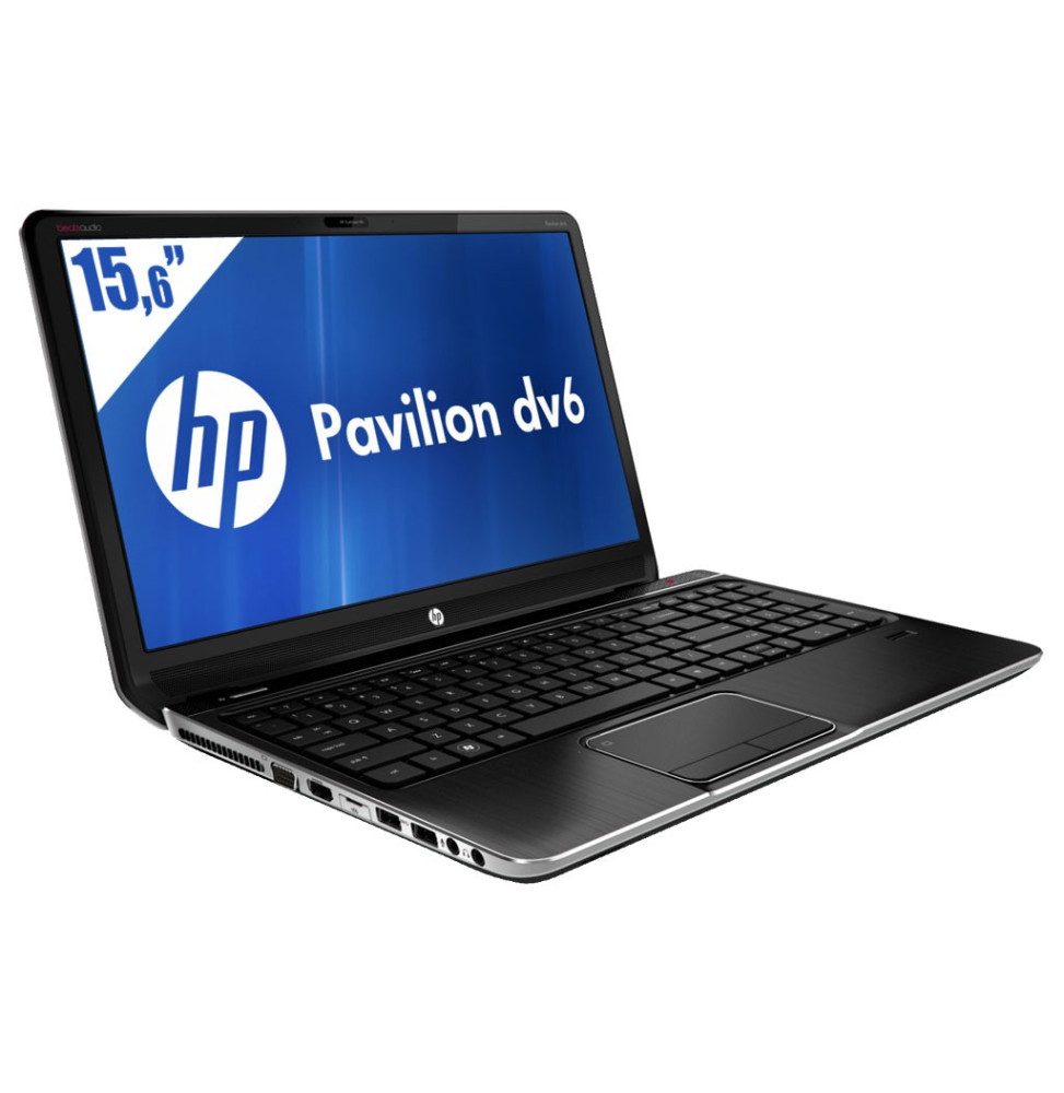 PC portable HP Pavilion dv6-7060ef noir, finition métallique