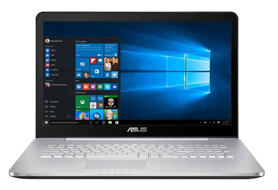 Ordinateur Portable Asus Série N N752VX-GC251T (90NB0AY1-M02980)